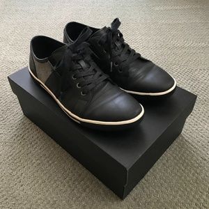 Kenneth Cole Tie & Crown Black Low-Top Sneaker